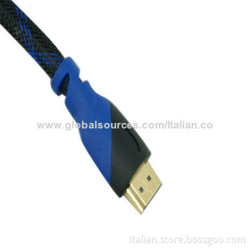 Double Color HDMI Cable with Nylon Wire